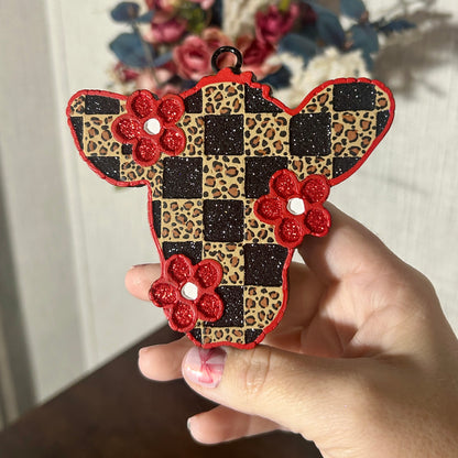 Checkered Cow Design