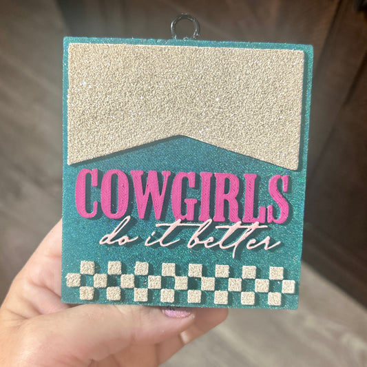 Cowgirls do it Better Freshie - Fragrance: Orange Blossom