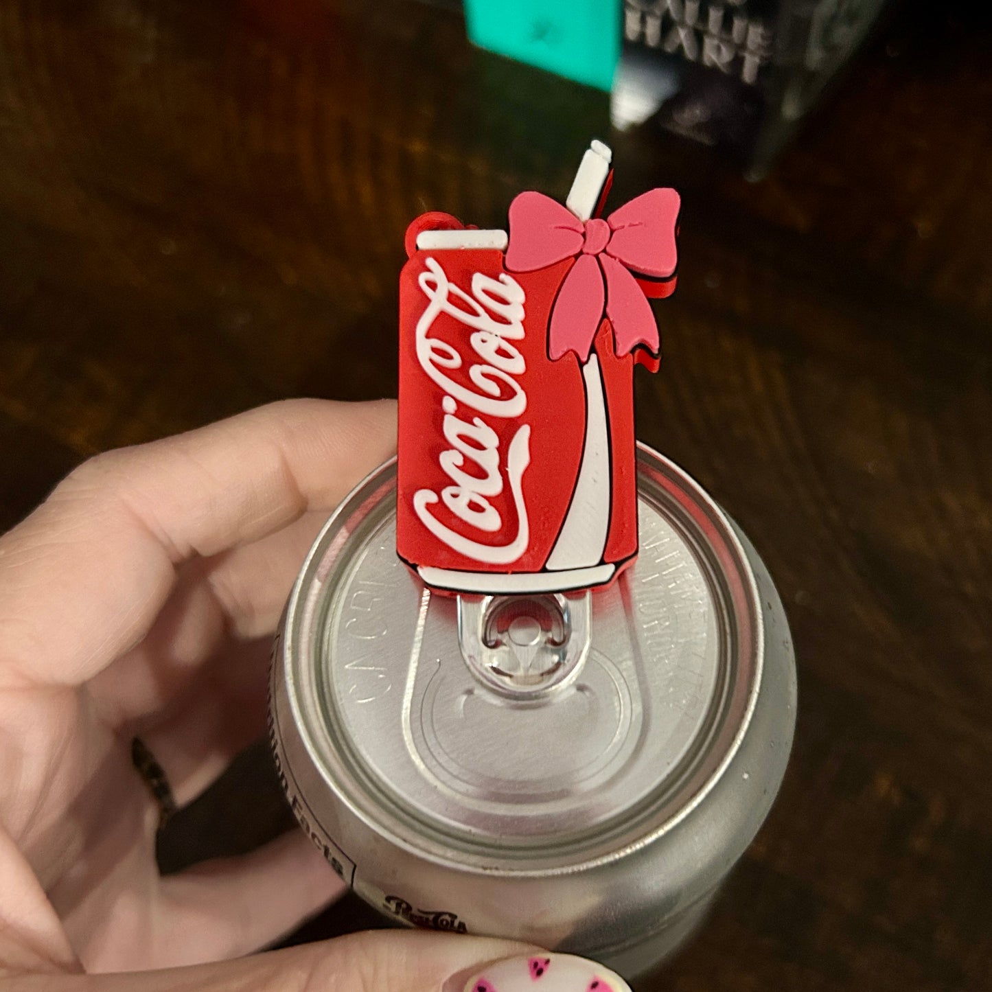 Nail Saver Pop Tab Keychain - Coca-Cola
