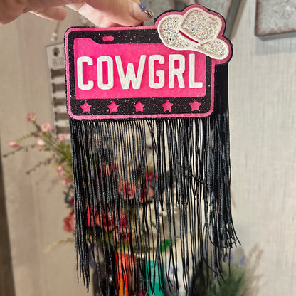Cowgirl w/ Fringe + Vents Freshie - Fragrance: Pineapple Sunrise (Copy)