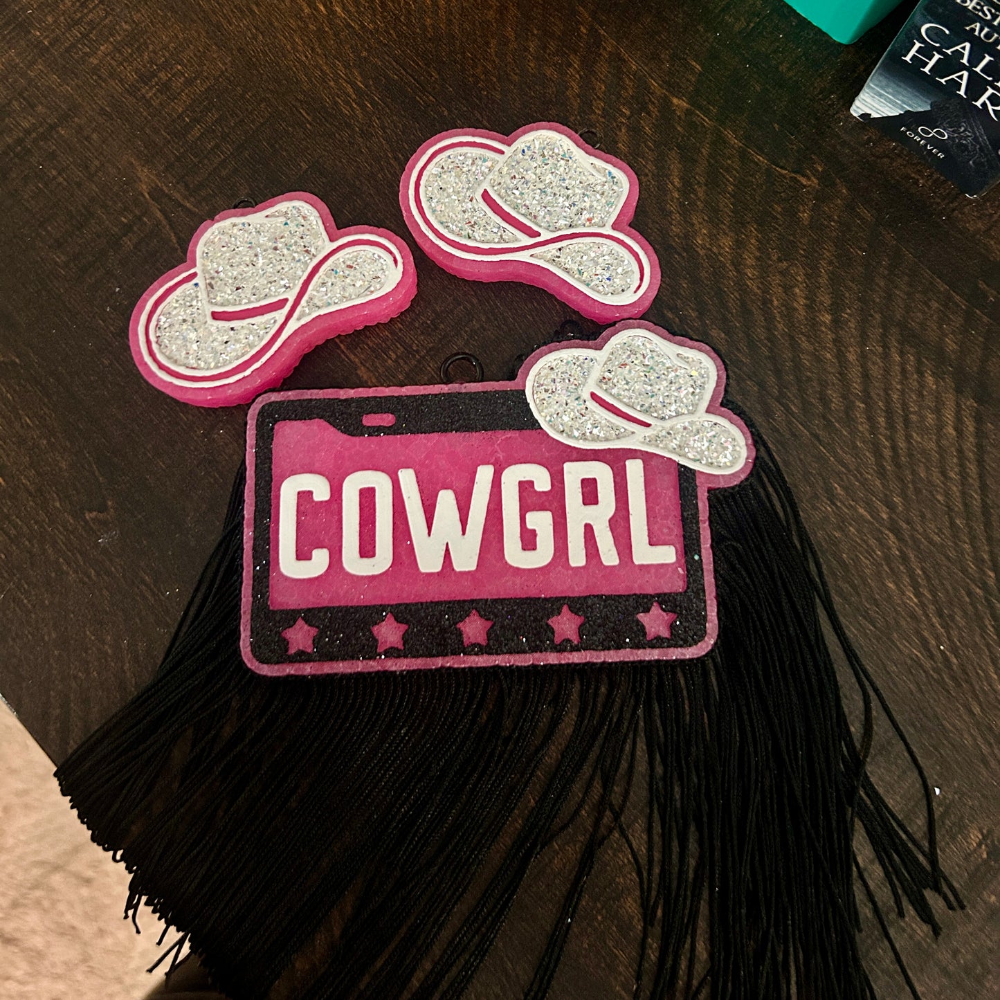 Cowgirl w/ Fringe + Vents Freshie - Fragrance: Pineapple Sunrise (Copy)