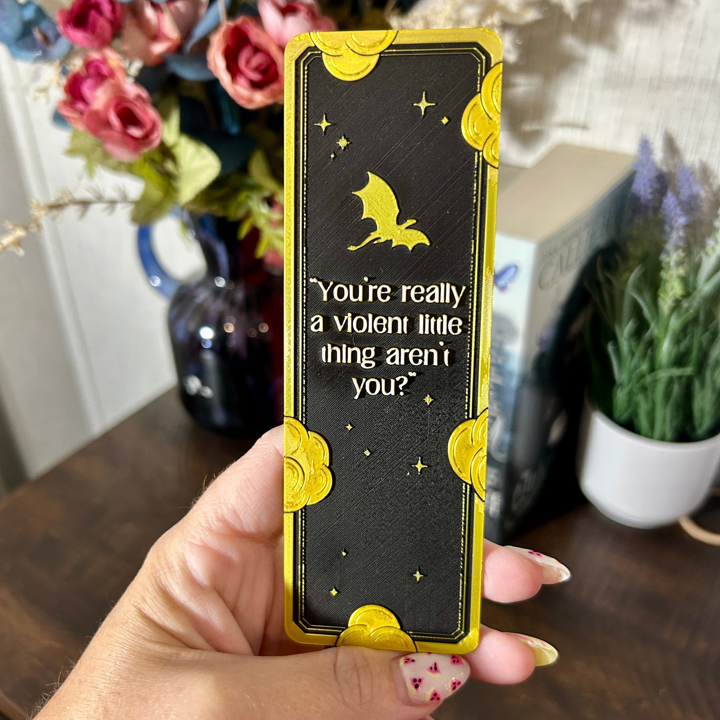 Violent Bookmark - Fourth Wing Inspired