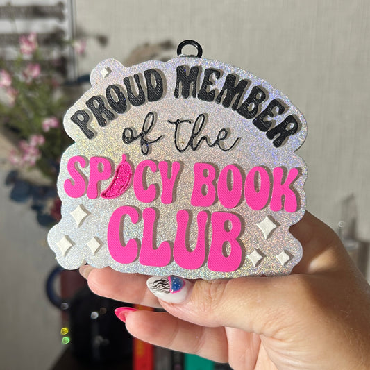 Spicy Book Club Freshie - Fragrance: Pineapple Sunrise