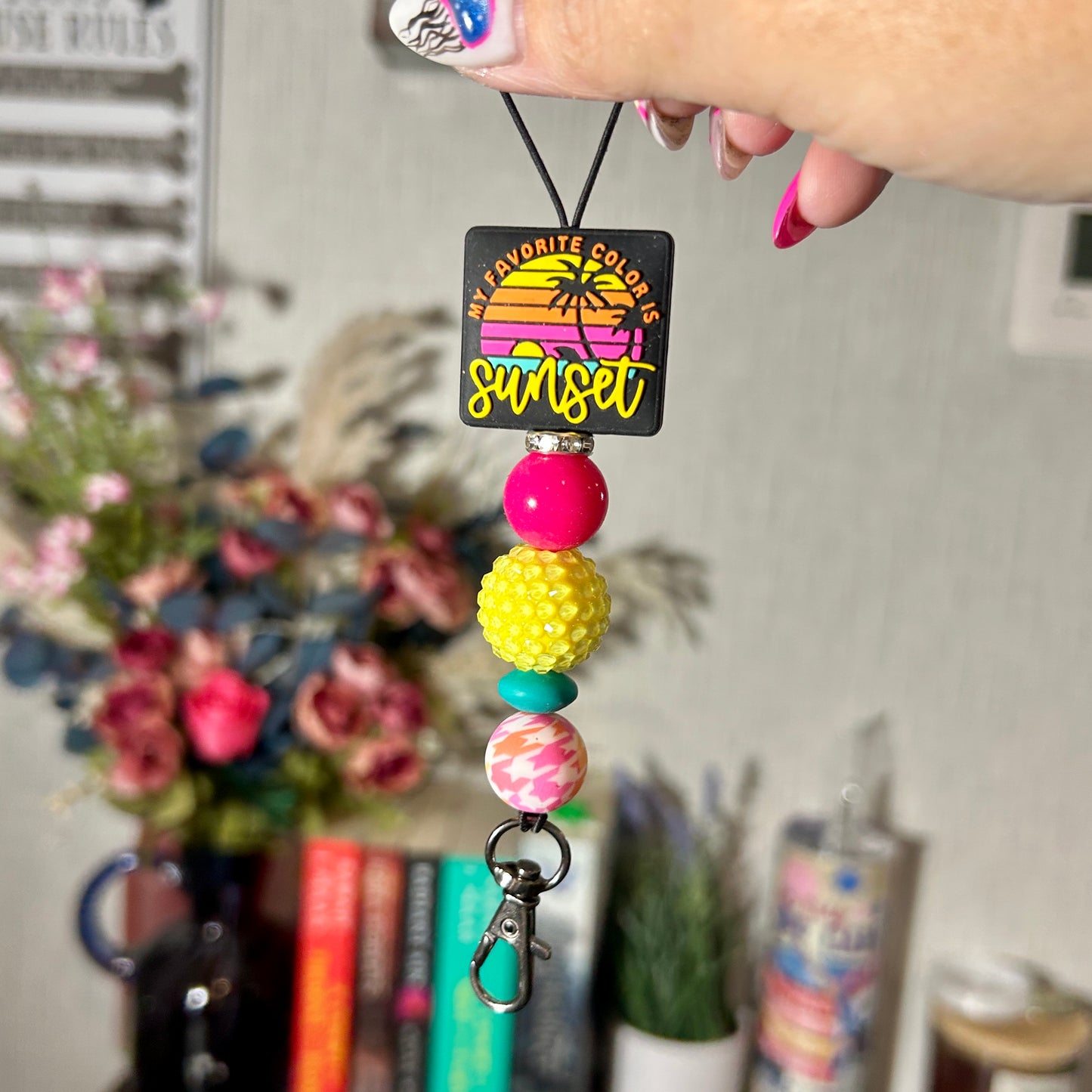 Sunset Freshie Hanger