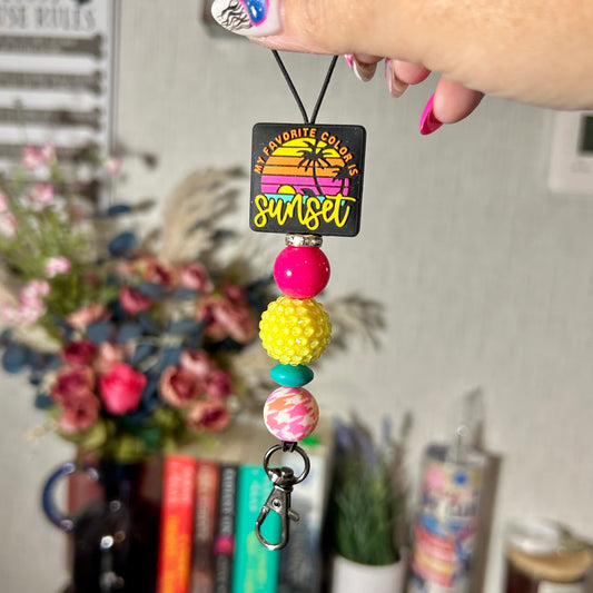 Sunset Freshie Hanger