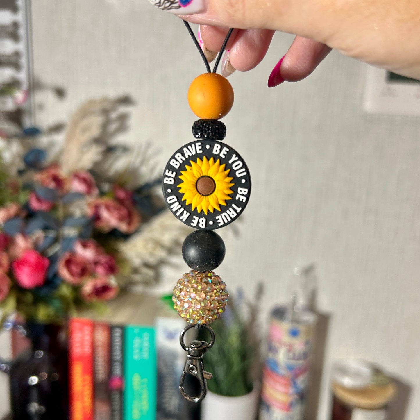 Be Kind Sunflower Freshie Hanger