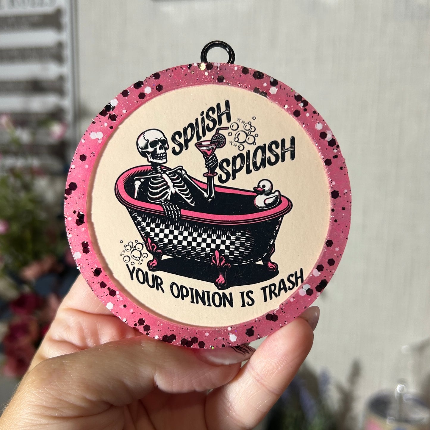 Splish Splash Round Freshie - Fragrance: Volcano