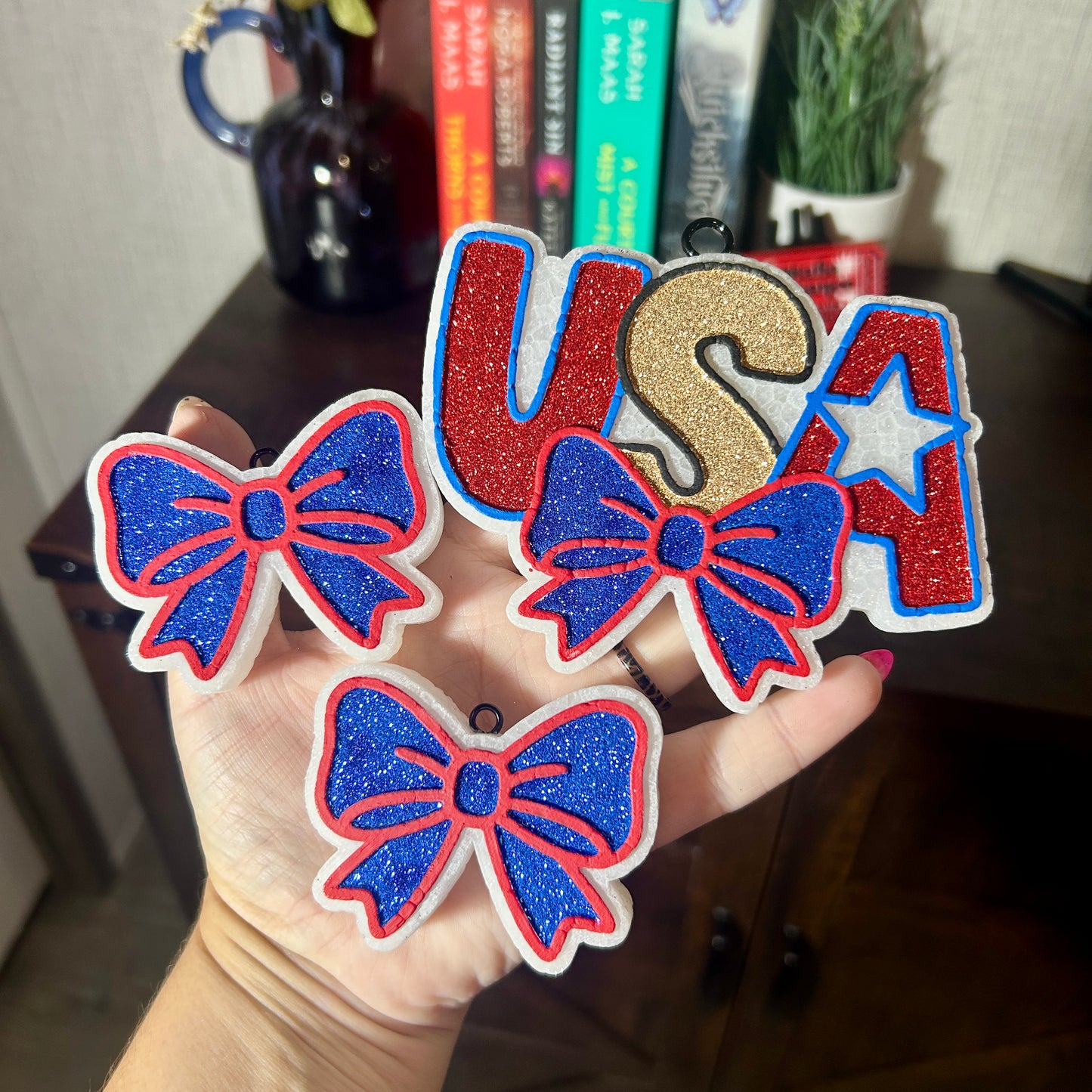 USA w/ Bows Full Set Design
