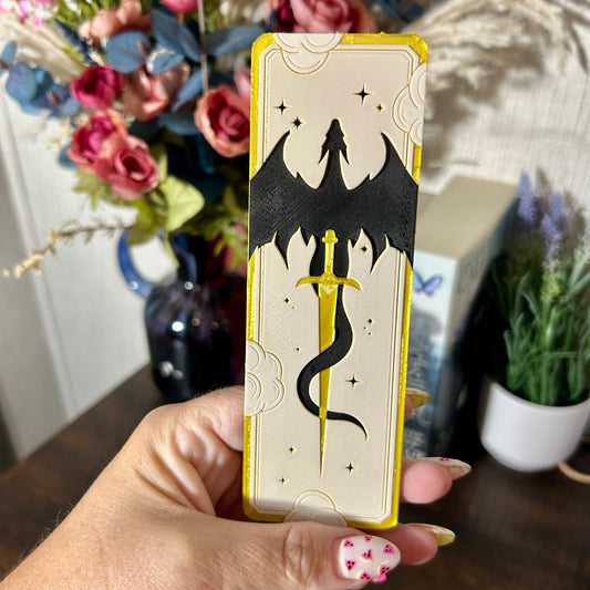 Dragon Sword Bookmark - Fourth Wing Inspired