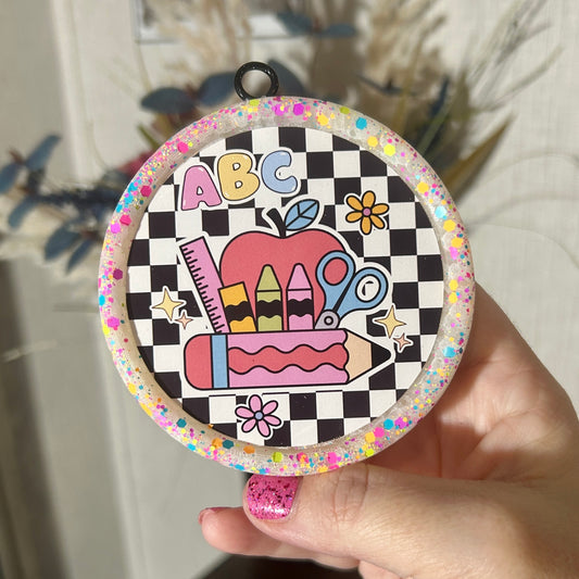 ABC Round Freshie - Fragrance: Spicy Lumberjack