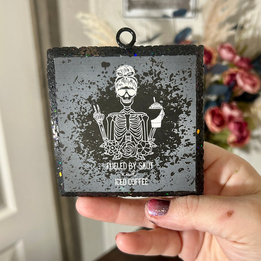 Fueled by Smut Square Freshie - Fragrance: Volcano