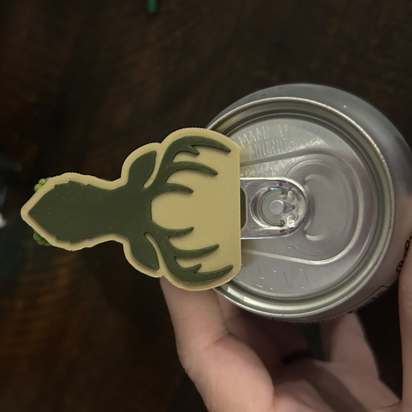 Nail Saver Pop Tab Keychain - Buck