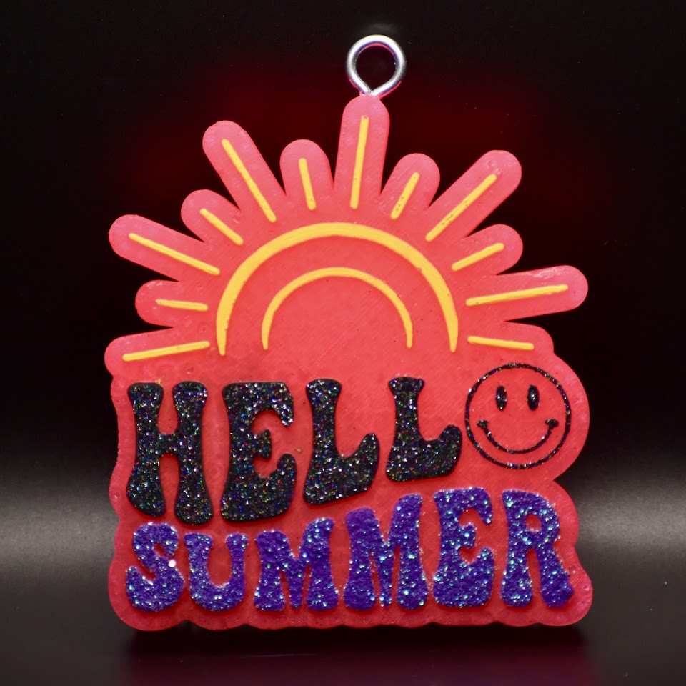Hello Summer Freshie Design
