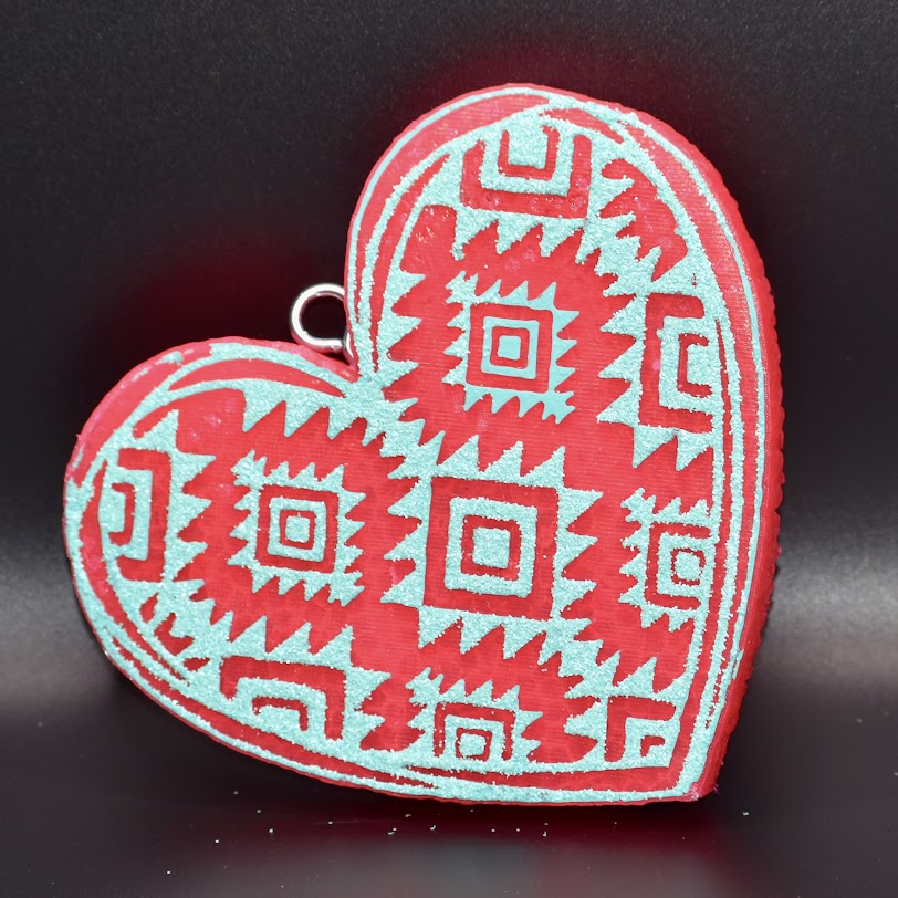 Aztec Heart Design
