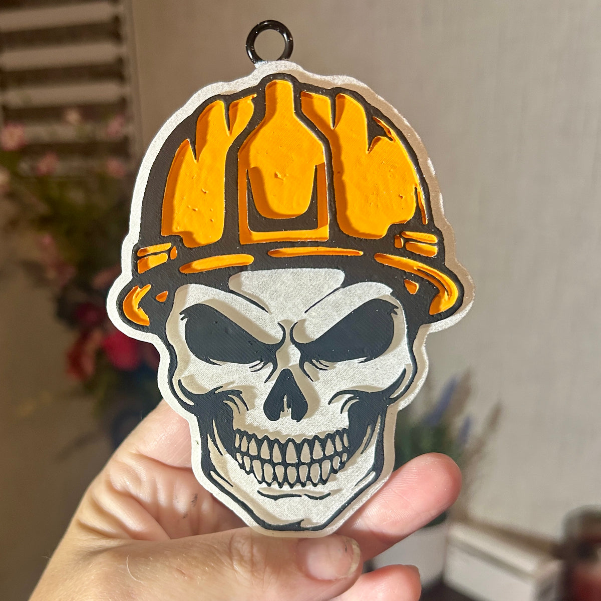 Hard Hat Skull Freshie - Fragrance: Iced Vanilla Woods