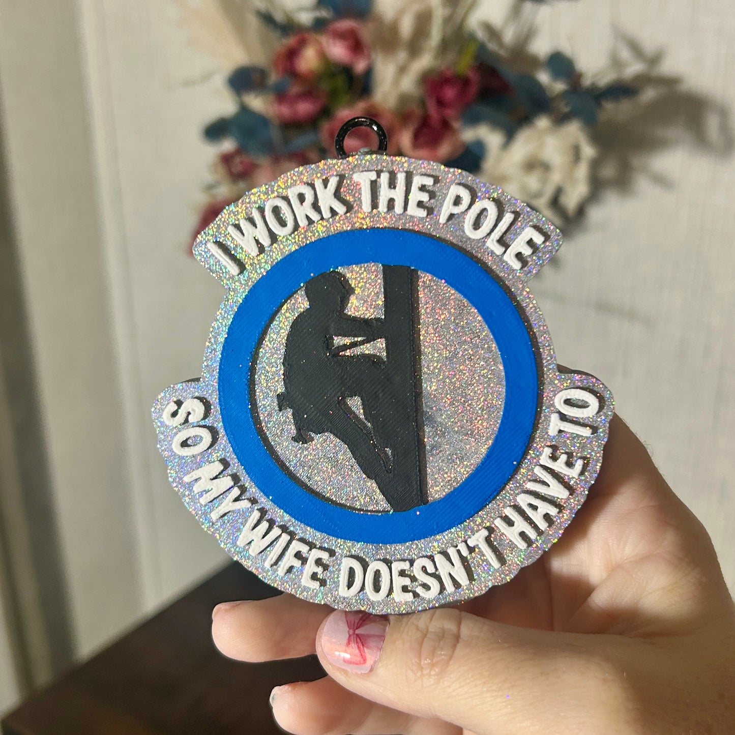 I Work the Pole Design