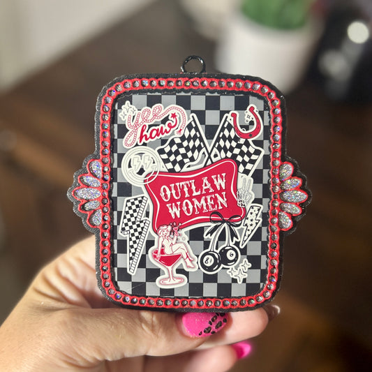 Outlaw Women Western Frame Freshie - Fragrance: Jax Teller