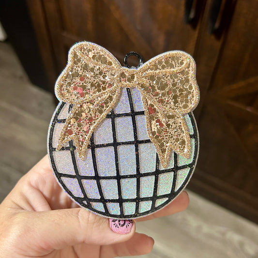 Disco Ball skull- Fragrance: Strawberry Peach Champagne
