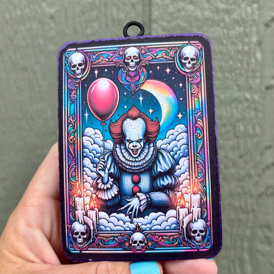 IT Clown Tarot Card Freshie - Fragrance: Strawberry Pound Cake