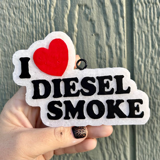 I love Diesel Smoke Freshie - Fragrance: Leather