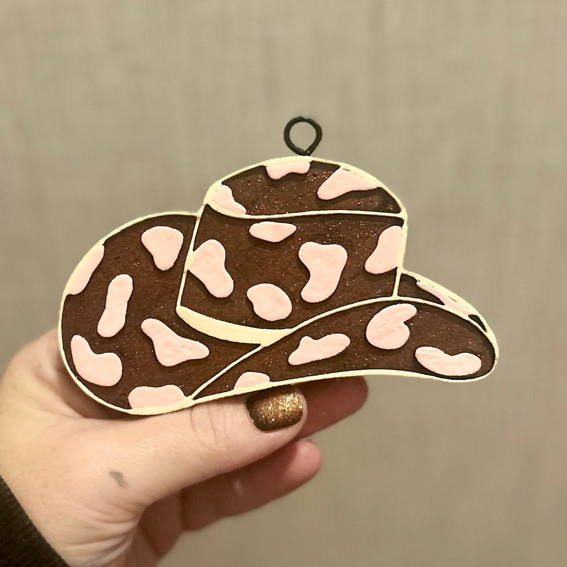 Cowboy Hat Freshie - Fragrance: Flannel