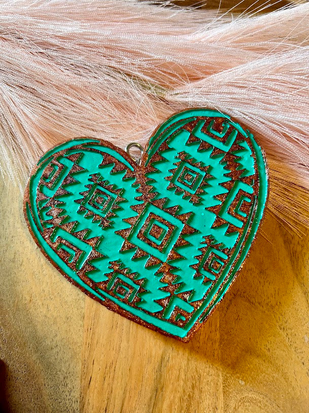 Aztec Heart Design
