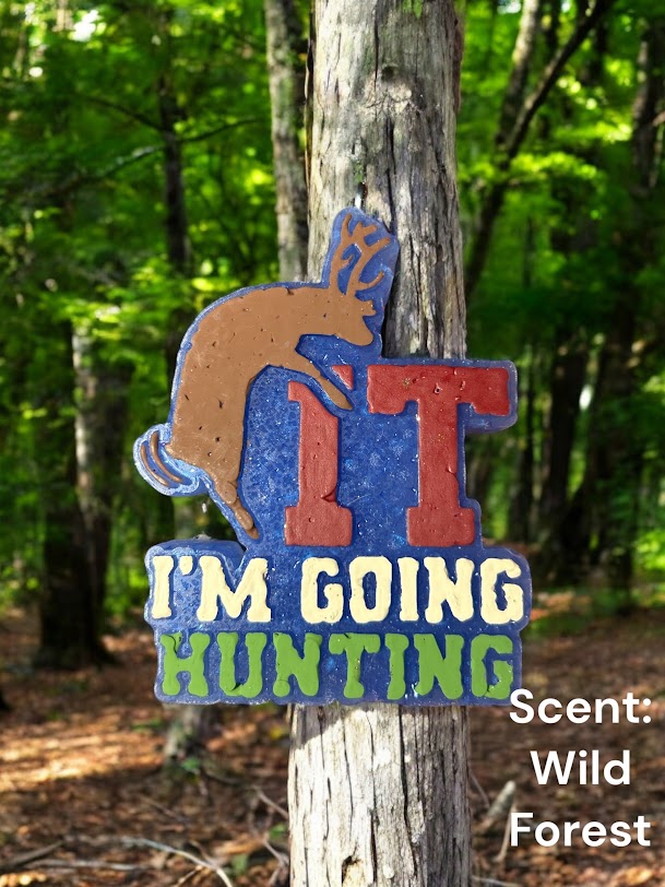 "F" It I'm Going Hunting Freshie Design