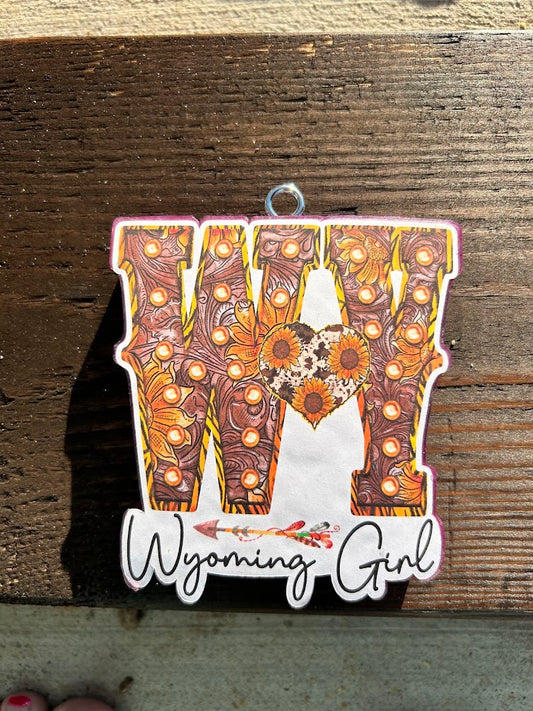Wyoming Girl Freshie Design