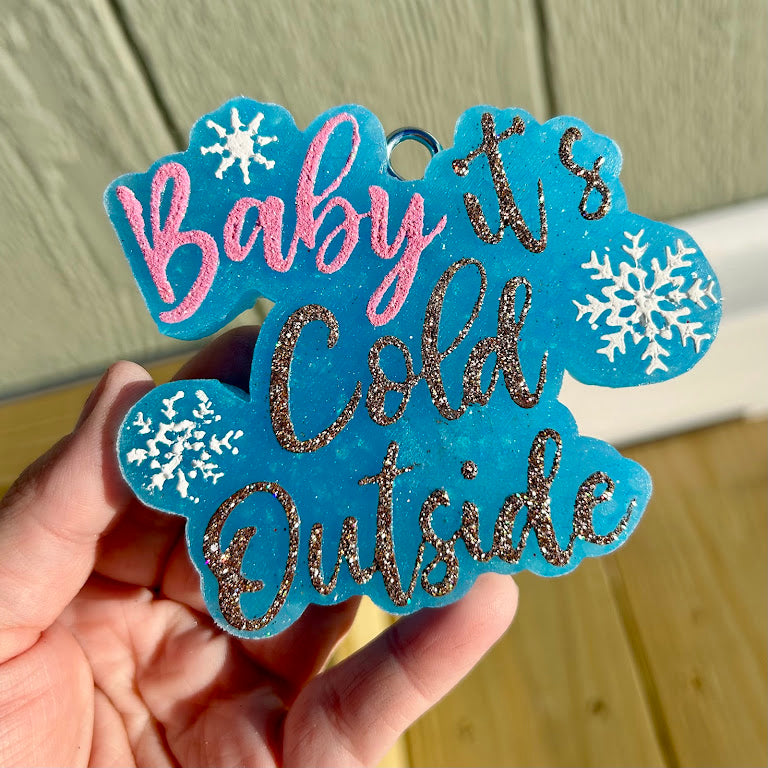 Baby it's Cold Outside Freshie Design