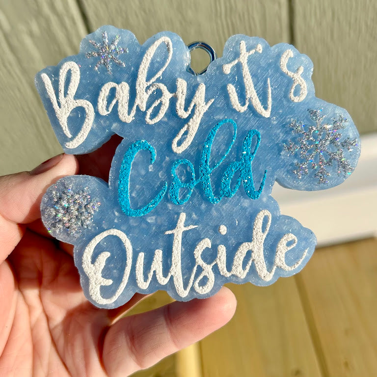 Baby it's Cold Outside Freshie Design