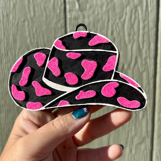Cow Print Cowboy Hat Design