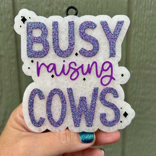 Busy Raising Cows Freshie - Fragrance: Pink Sands