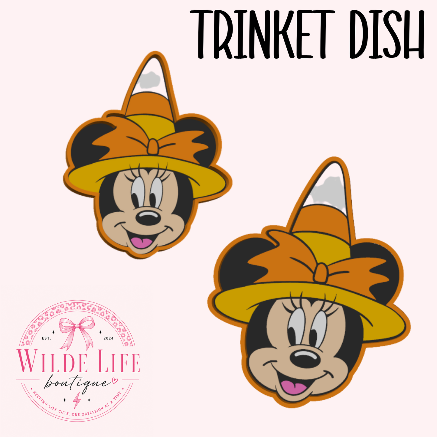Candy Corn Minnie Trinket Dish