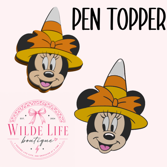 Candy Corn Minnie Pen Topper