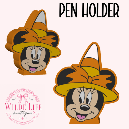 Candy Corn Minnie Pen Holder
